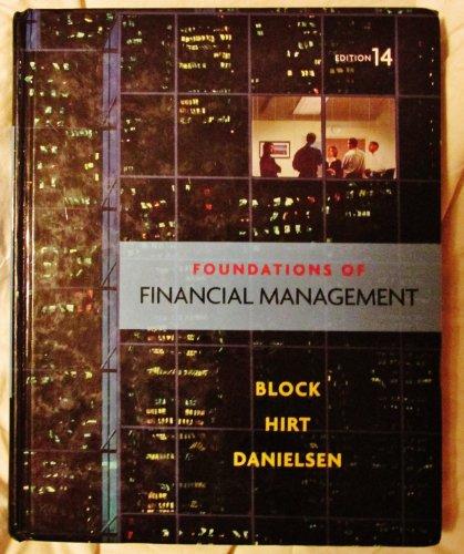 Book Foundations of Financial Management free