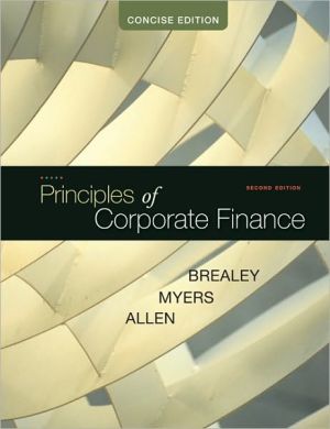 Book Principles of Corporate Finance, Concise (McGraw-Hill/Irwin Series in Finance, Insurance and Real Estate (Hardcover)) free