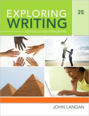Book Exploring Writing: Sentences and Paragraphs free