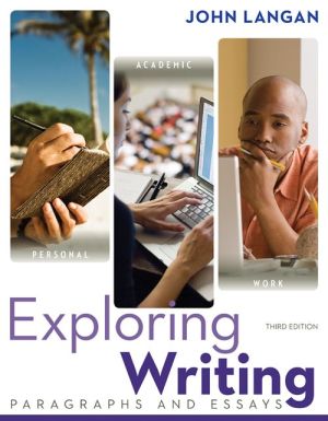 Book Exploring Writing: Paragraphs and Essays free