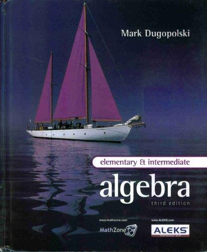 Book Elementary and Intermediate Algebra free