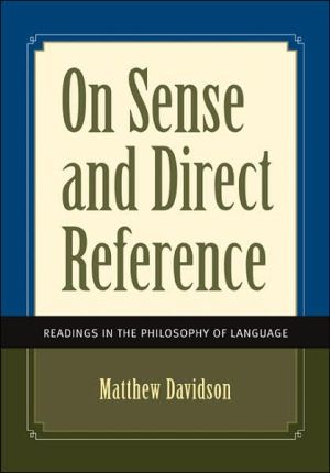 Book On Sense and Direct Reference: Readings in the Philosophy of Language free