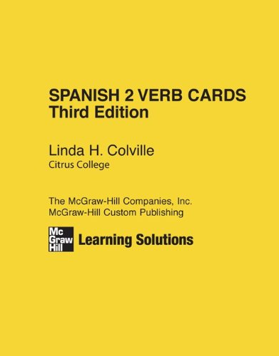 Book Spanish 2 Verb Cards free