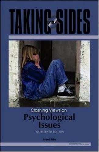 Book Taking Sides: Clashing Views on Psychological Issues free