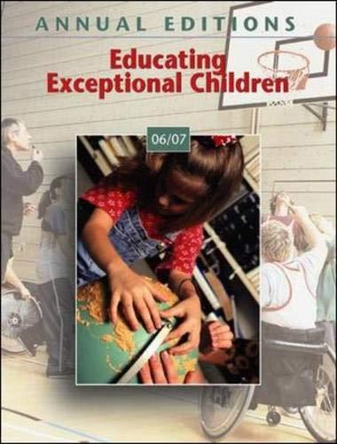 Book Annual Editions: Educating Exceptional Children 06/07 free