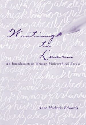 Book Writing to Learn: An Introduction to Writing Philosophical Essays free