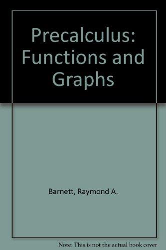 Book Precalculus: Functions And Graphs free