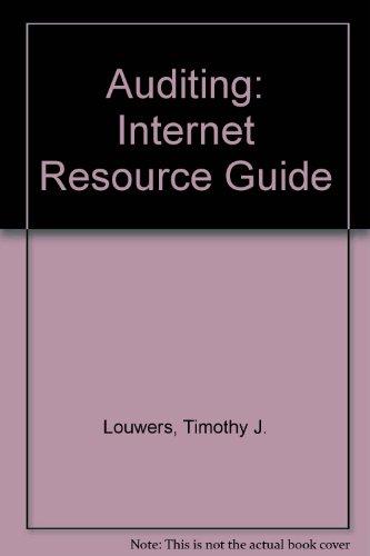 Book Internet Resource Guide for use with Auditing free