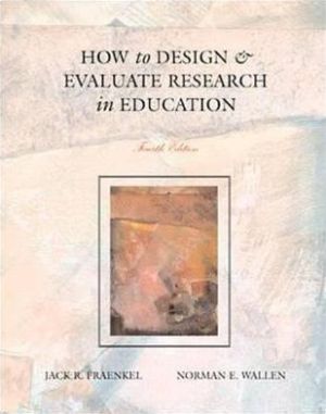 Book How to Design and Evaluate Research in Education, 4th edition, (TEXT ONLY), hc, 1999 free
