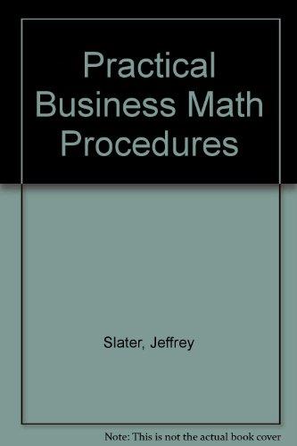 Book Practical Business Math Procedures free