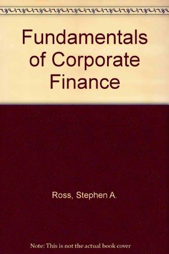 Book Fundamentals of Corporate Finance free