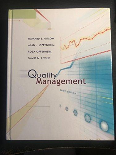 Book Quality Management, 3rd Edition free