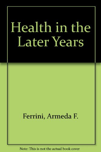Book Health In The Later Years free