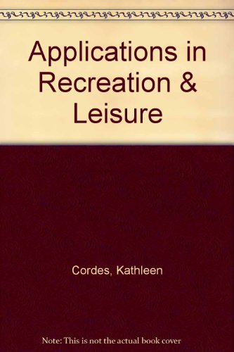 Book Applications In Recreation & Leisure free