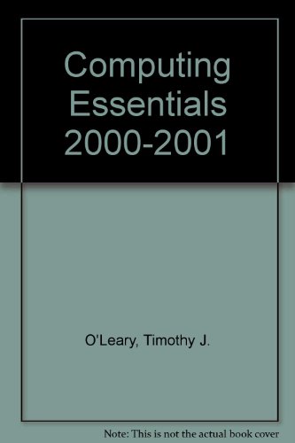 Book Computing Essentials 2000-2001 free