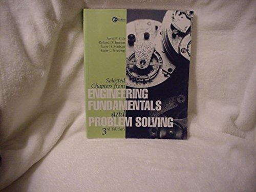 Book Selected Chapters From Engineering Fundamentals And Problem Solving (north Carolina State University Edition) free