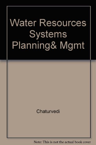 Book Water Resources Systems Planning & Management free