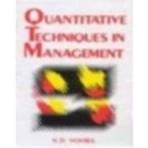 Book Quantitative Techniques in Management free