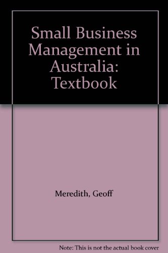 Book Small Business Management In Australia free