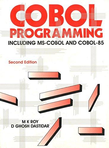 Book COBOL Programming: Problems and Solutions: Refer to Title When This ISBN Is the Main ISBN free