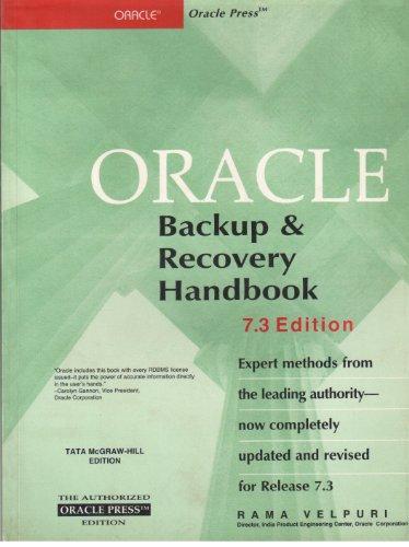 Book Oracle Backup & Recovery Handbook, 7.3 Edition free