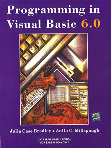 Book Programming In Visual Basic 6.0 Update Edition With Cd With Cdrom free