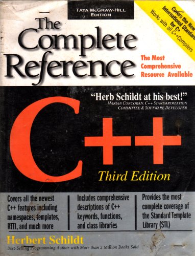 Book C++: The Complete Reference - Third Edition free