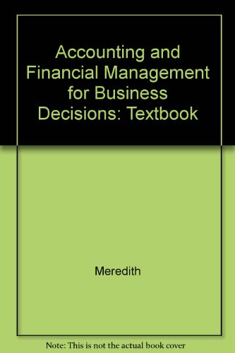 Book Accounting And Financial Management For Business Decisions: Textbook free