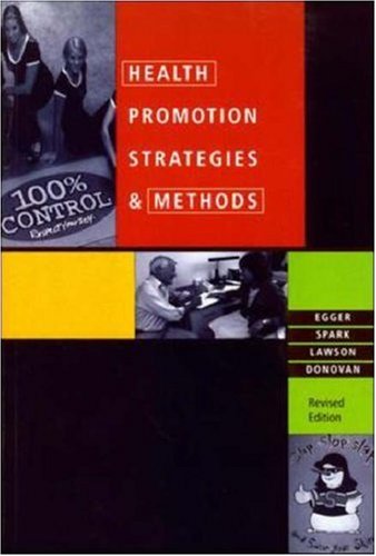 Book Health Promotion Strategies and Methods free