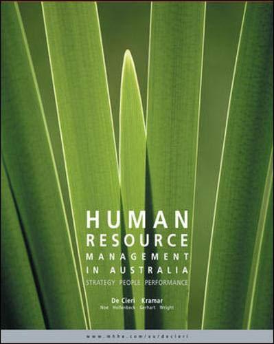 Book Human Resource Management in Australia: Strategy, People & Performance free