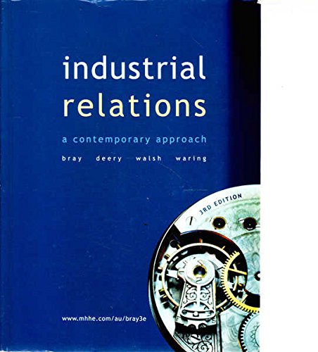 Book Industrial Relations: A Contemporary Approach free