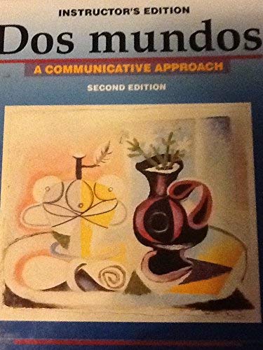 Book Dos mundos: A communicative approach (Spanish Edition) free Book Dos mundos: A communicative approach (Spanish Edition) free