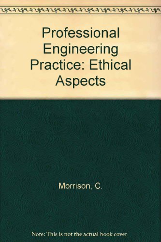 Book Professional Engineering Practice: Ethical Aspects free