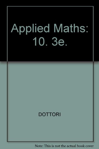 Book Applied Maths: 10. 3e. free