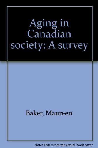 Book Aging In Canadian Society: A Survey free