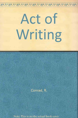 Book Act of Writing free