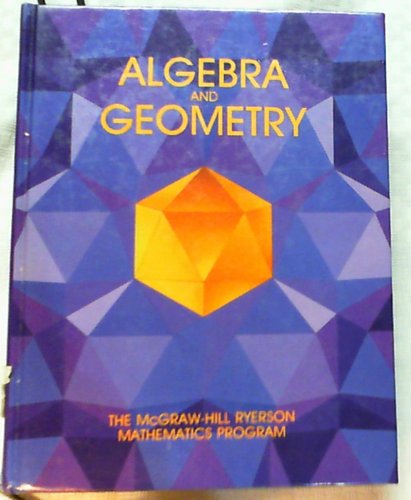 Book Algebra and Geometry free