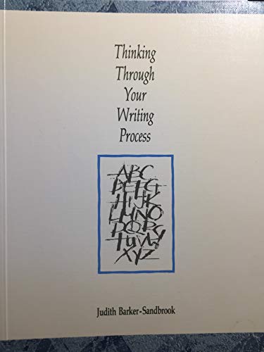 Book Thinking Through Your Writing Process free