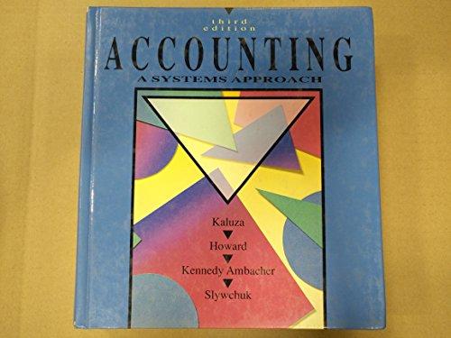 Book Accounting: A Systems Approach free