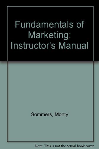 Book Fundamentals Of Marketing free