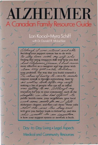Book Alzheimer: A Canadian Family Resource Guide free