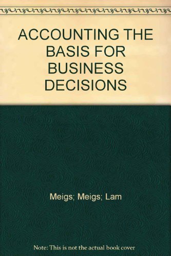Book Accounting: the Basis for Business Decisions free