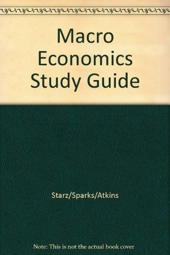 Book Macro Economics Study Guide free