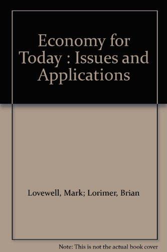 Book Economy for Today : Issues and Applications free
