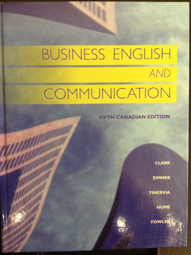 Book Business English and Communication 5/e free
