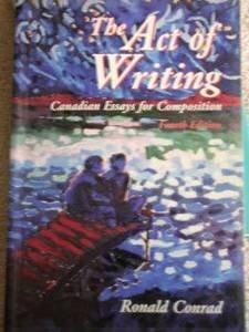 Book The Act of Writing: Canadian Essays for Composition free