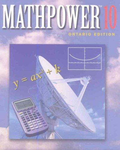 Book MATHPOWER 10 Ontario Edition free
