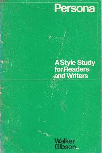 Book Persona: A Style Study For Readers And Writers free Book Persona: A Style Study For Readers And Writers free