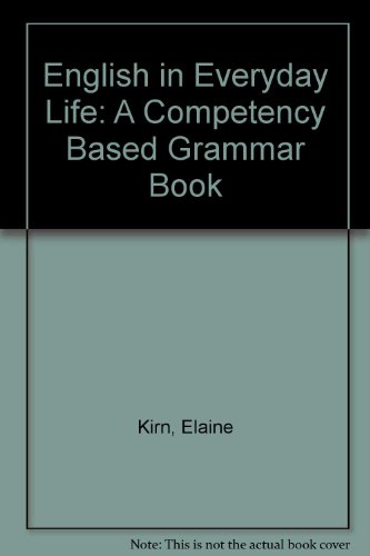 Book English In Everyday Life: A Competency Based Grammar Book free