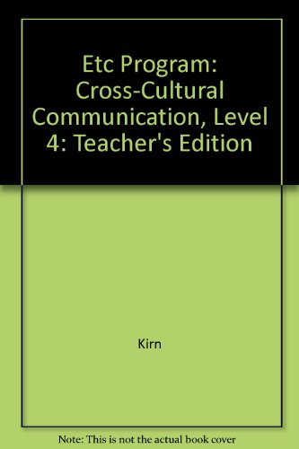 Book Etc Level 4: Cross-cultural Communication, A Competency Based Listening/speaking Book free